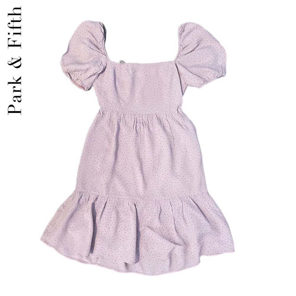 Park & Fifth purple puff dress size xsmall
